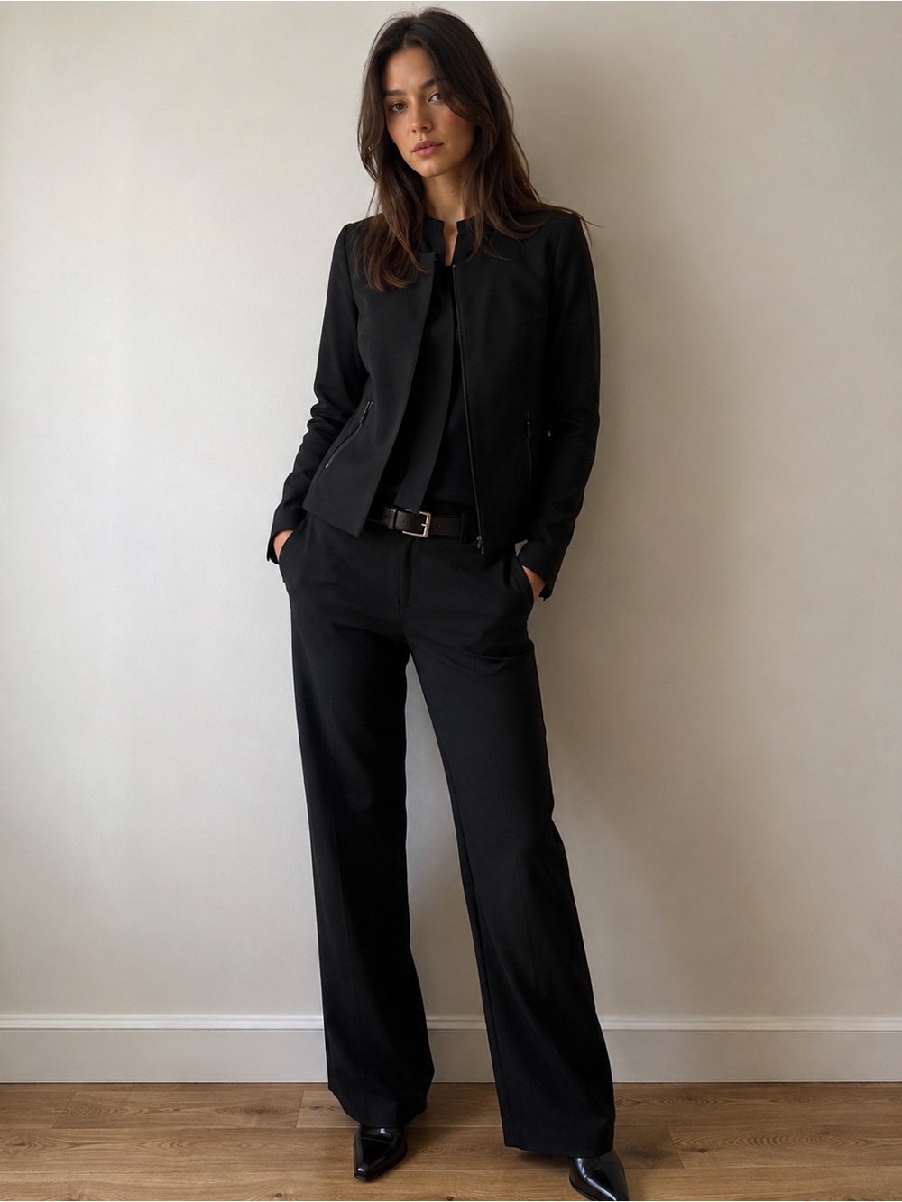 Calvin Klein Invisible Fit Solutions Blazer — Black